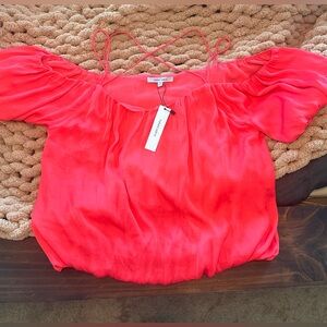 Naked Zebra Off the Shoulder Bubble Top Purchased from Limelush Size L